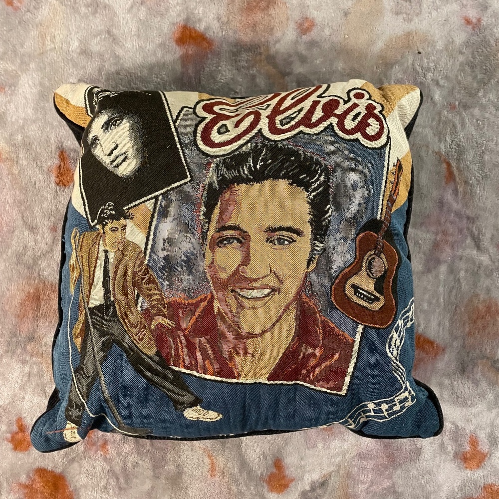 Vintage Elvis Presley Decoration Pillow